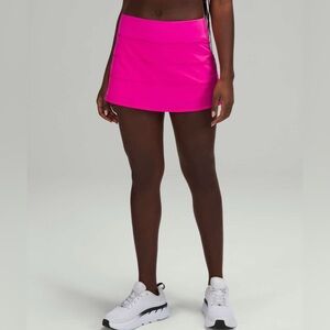 Lululemon Pace Rival Mid-Rise Skirt in Sonic Pink